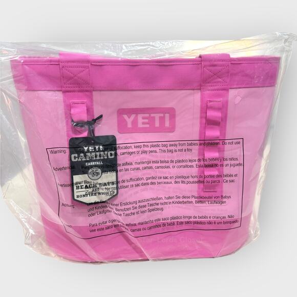 YETI Camino Carryall 35L Power Pink Waterproof Tote Limited Edition Travel Bag - Picture 4 of 4